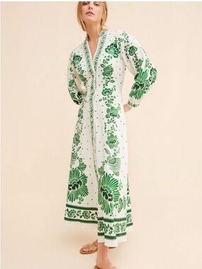 farm rio green bright yard maxi dress Farm Rio